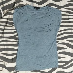 Textured stripped blouse